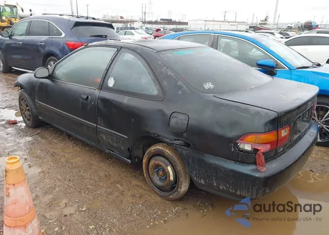 1995 Honda Civic Ex from USA, damaged, VIN 1HGEJ1124SL018416